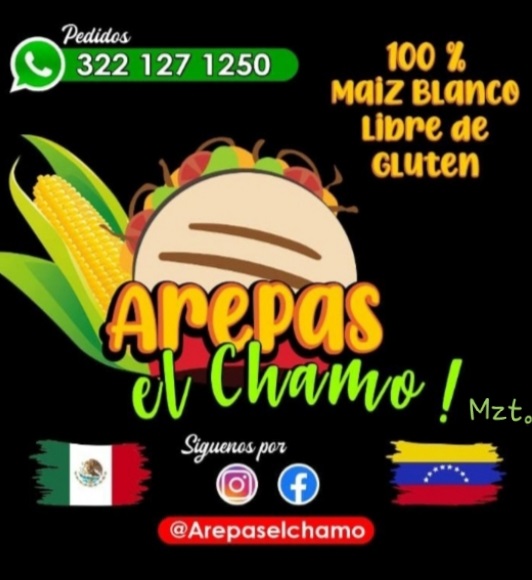 Arepas El Chemo Mzt Platillo 2021 Logo