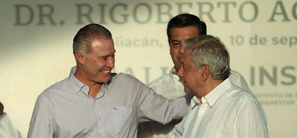 Andrés Manuel López Obrador Presa y Quirino POrdaz Coppel 2021