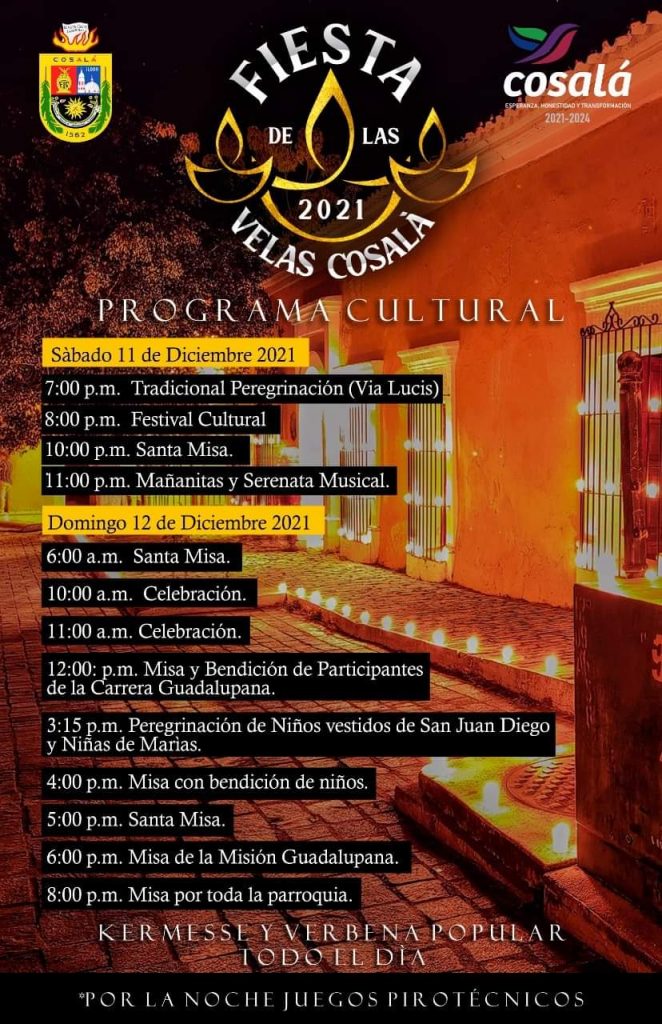 Programa Fiesta de las Velas 2021