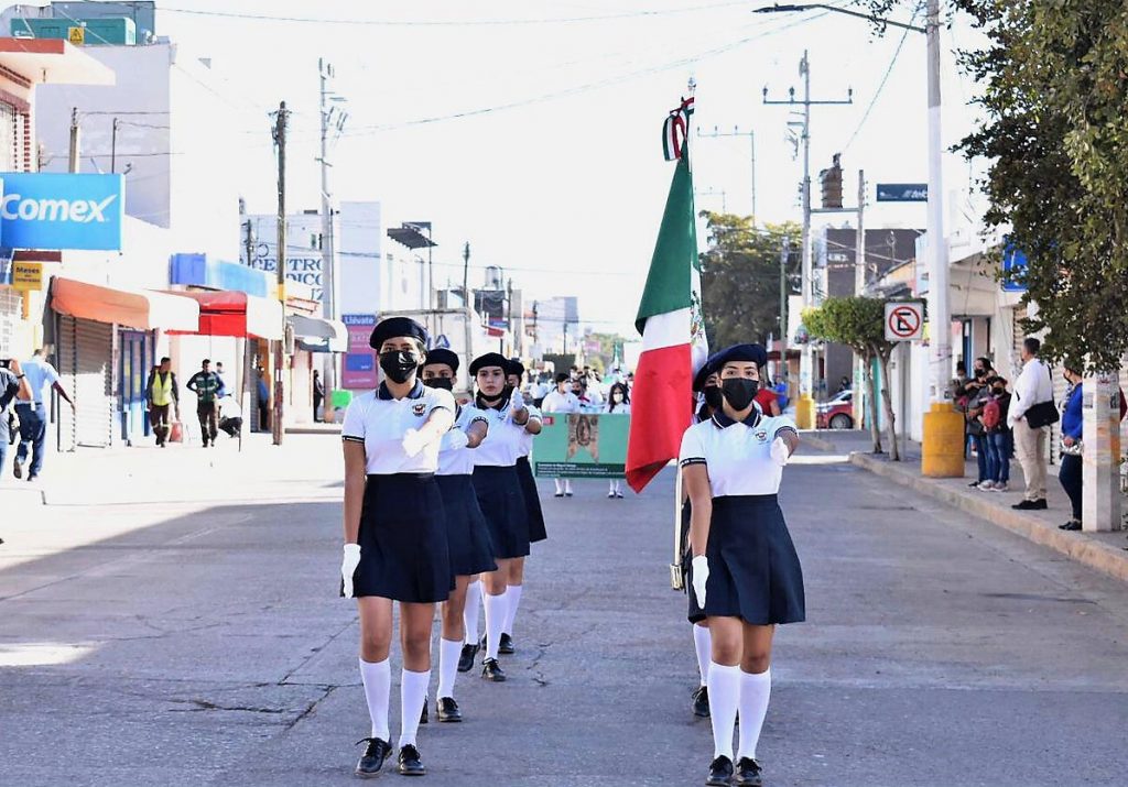 Día Bandera, México La Cruz Elota Sinaloa México Zona Trópico 2022