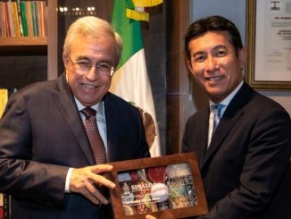 El Embajador de Japón en México Noriteru Fukushima visita al Gobernador de Sinaloa Rubén Rocha Moya 2022