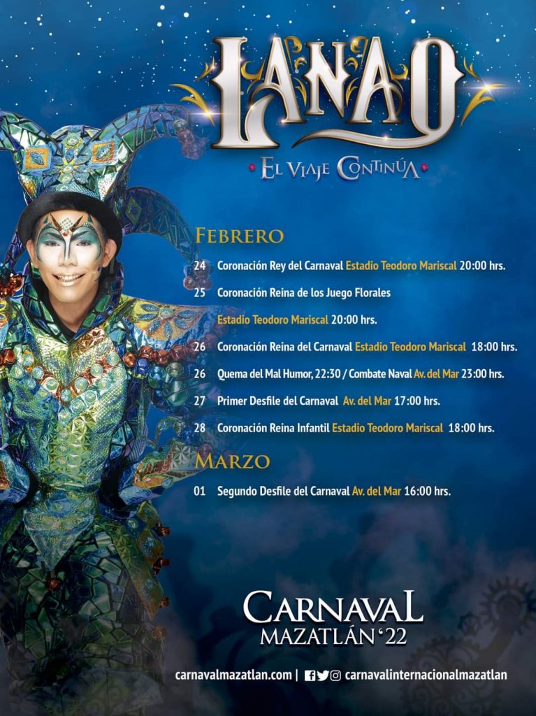 Programa General y Recomendaciones Improtantes Carnaval de Mazatlán 2022 (1)