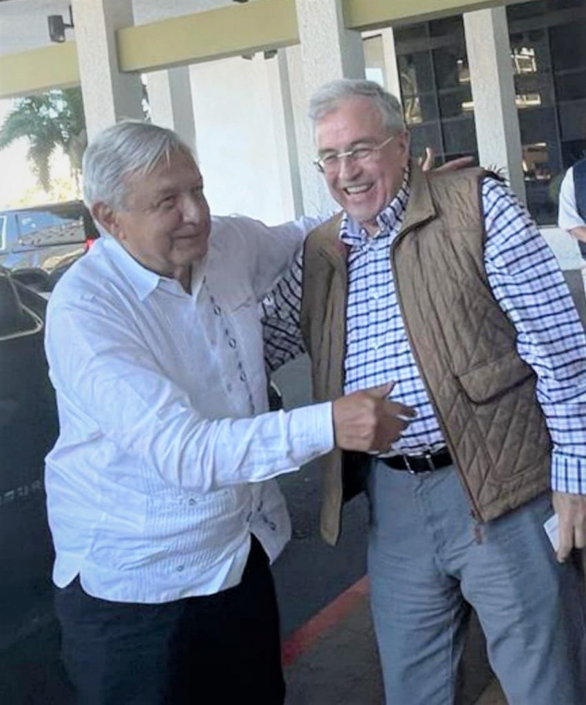 Rocha Moya recibe al Presidente Andrés Manuel López Obrador en Mazatlán Febrero 2022 1