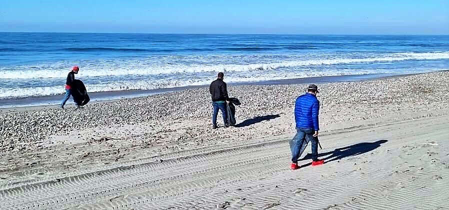 Trabajan en recertificación de tramo de playa Ceuta 2022