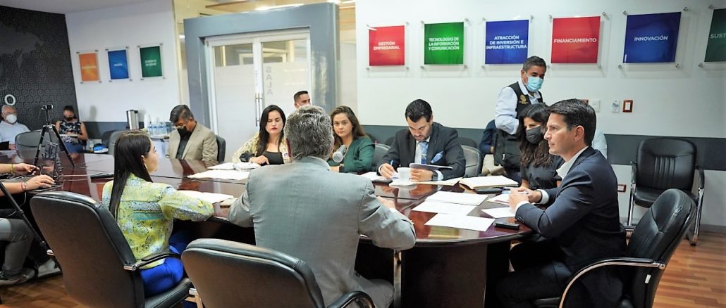 Comparte Secretaría de Economía los proyectos de trabajo a integrantes de la Comisión de Desarrollo Económico del Congreso del Estado 2022