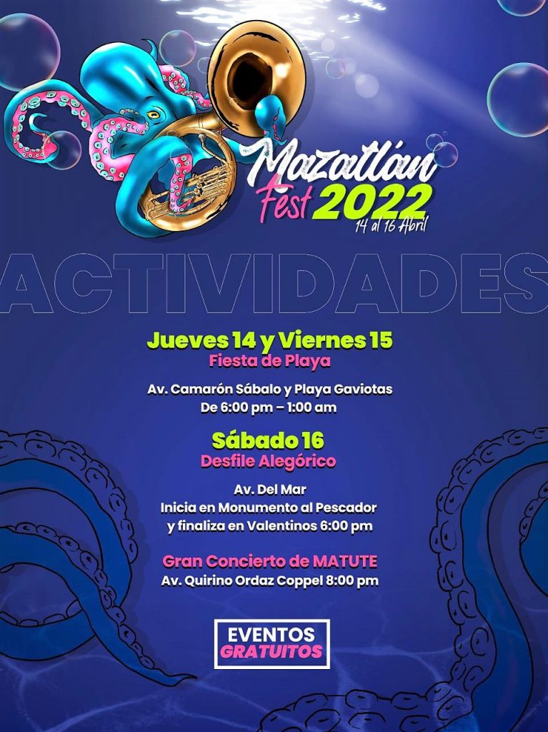 Mazatlán Fest 2022 Programa a