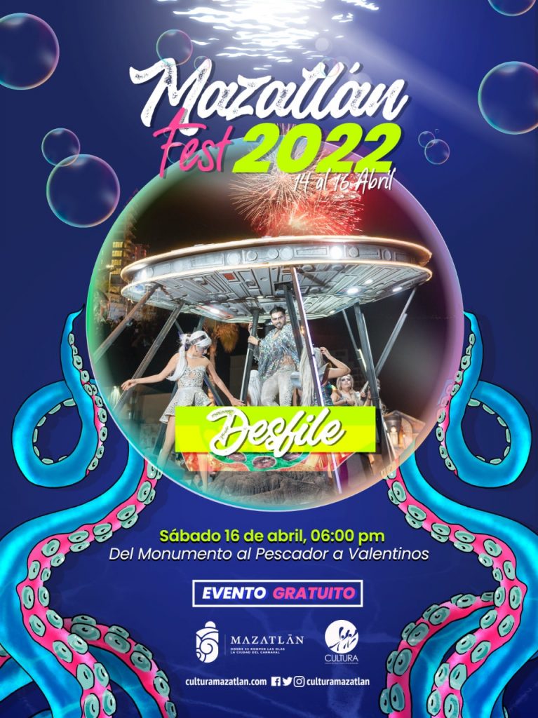 Programa de Eventos Mazatlán Fest 2022 Desfile