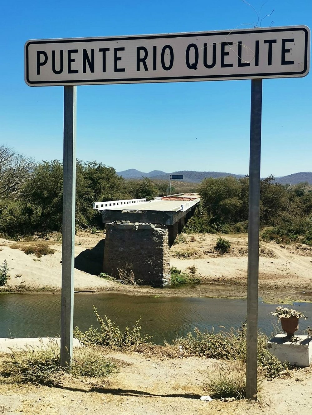 Río Quelite Puente Derrumbado 2022