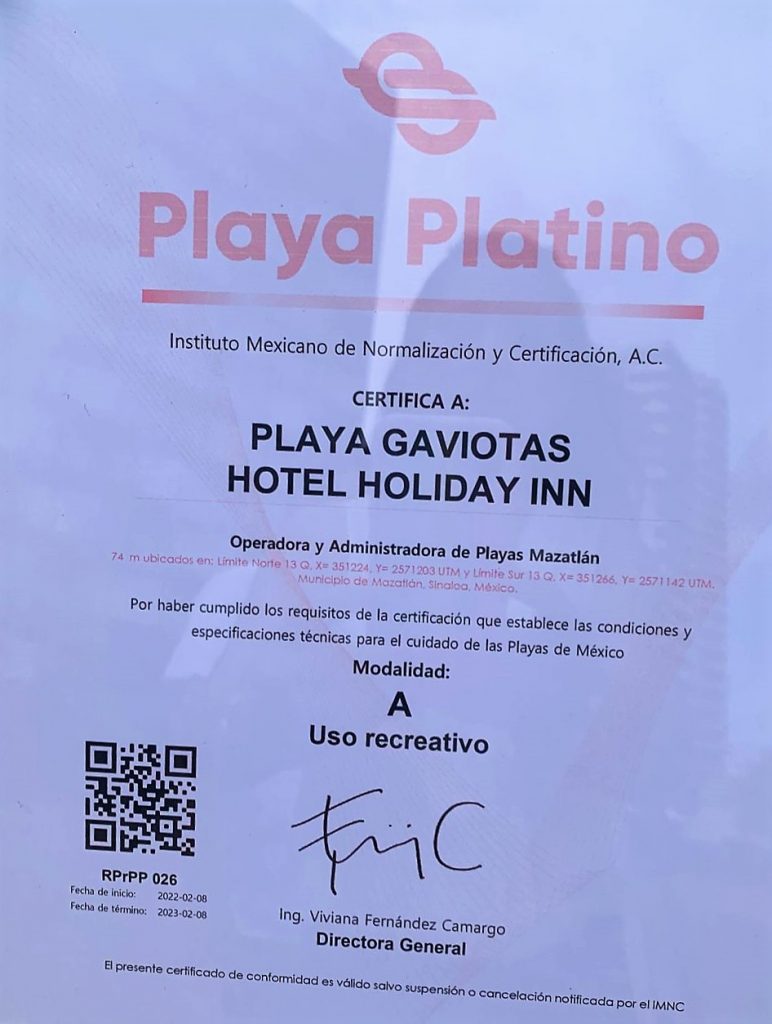 Playa Gaviotas, primera Playa Platino en Sinaloa 2022
