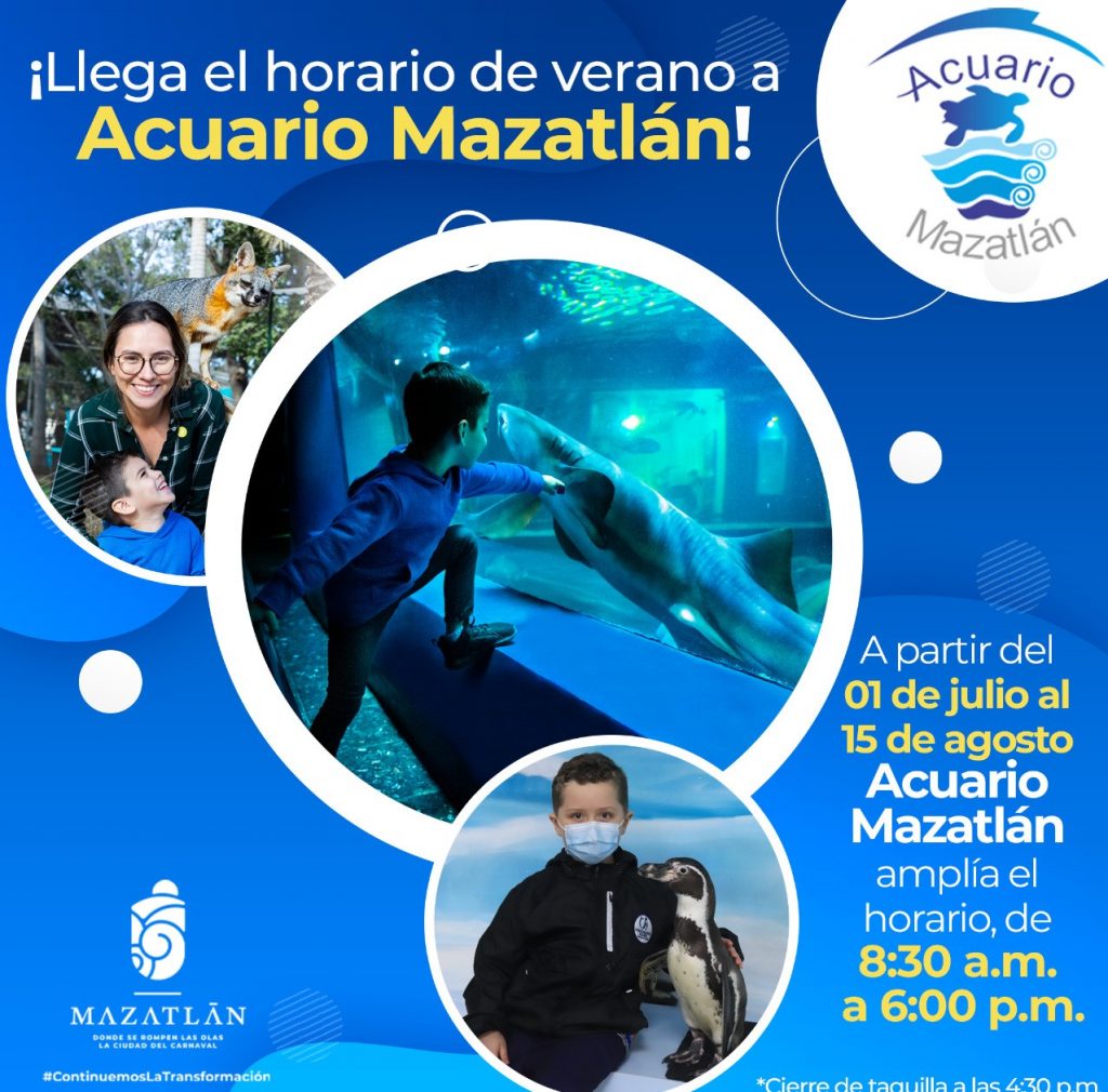 Nuevo Horario de Verano en Acuario Mazatlán 2022 1 aa