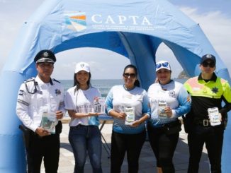 CAPTA instala módulo de información a turistas en las letras de Mazatlán Verano 2022