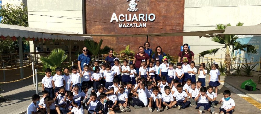 Acuario Mazatlán se engalana con la visita de niños y niñas de pre-escolar 2022