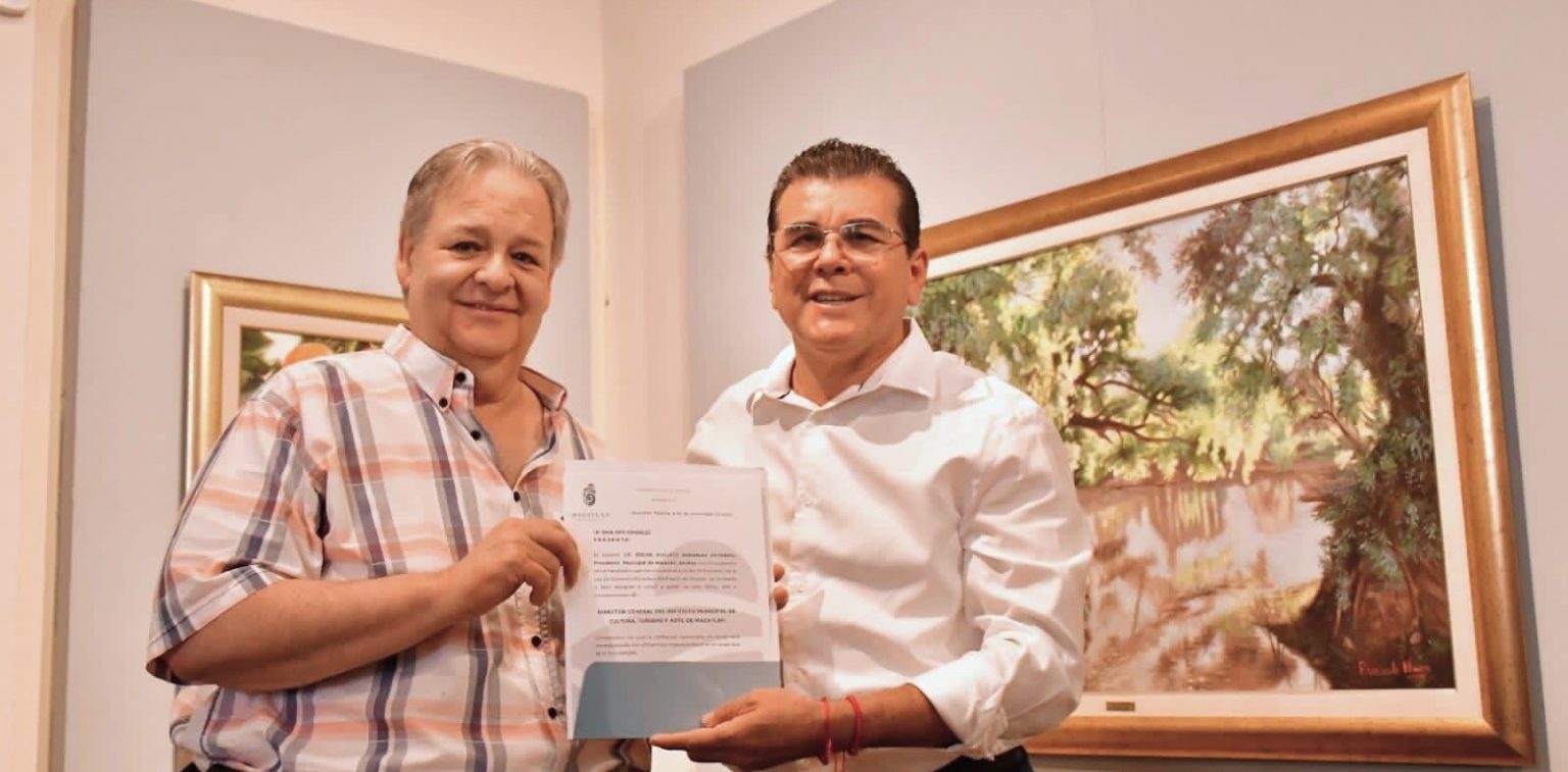 Raúl Rico González es nombrado como director general del Instituto de Cultura, Turismo y Arte de Mazatlán 2022