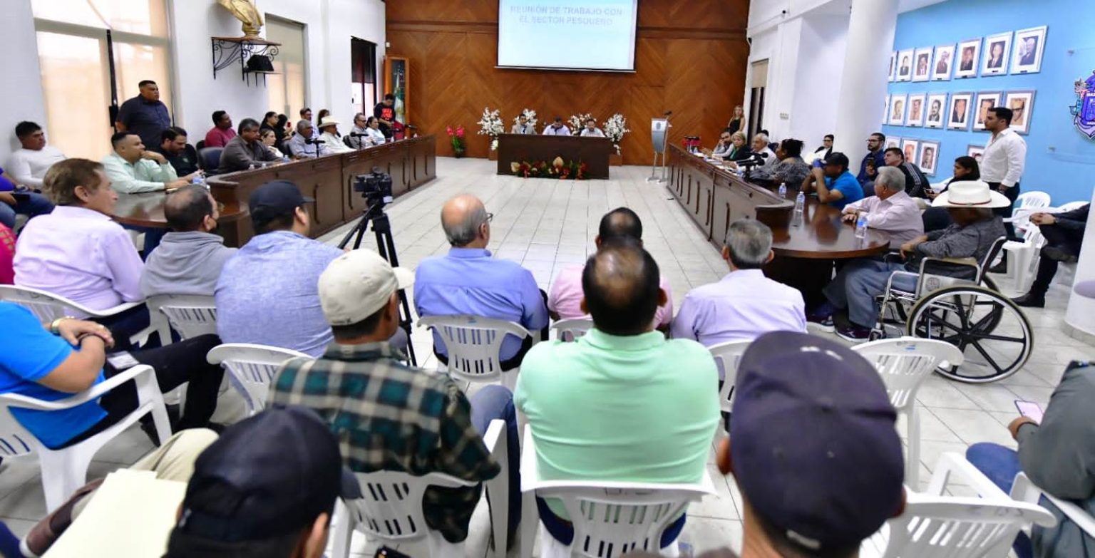 El gobierno de Mazatlán escuchó las peticiones de los líderes de asociaciones pesqueras y representantes de pescadores ribereños y de altamar 2022