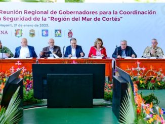El Gobernador de Sinaloa Rubén Rocha Moya se reunió con los gobernadores del Mar de Cortés 2023