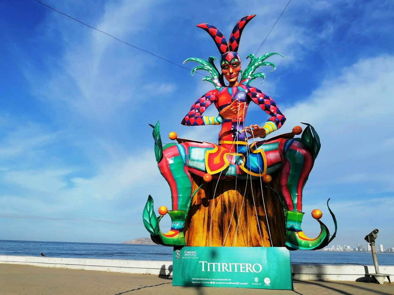 Monones del Carnaval Internacional de Mazatlán 2023 Titiretero