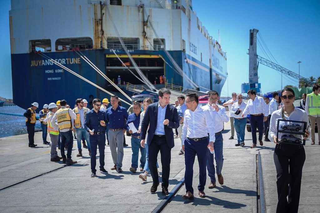 Inicia Chirey operaciones de desembarque de Vehículos Automotores por el puerto de Mazatlán 2023 5