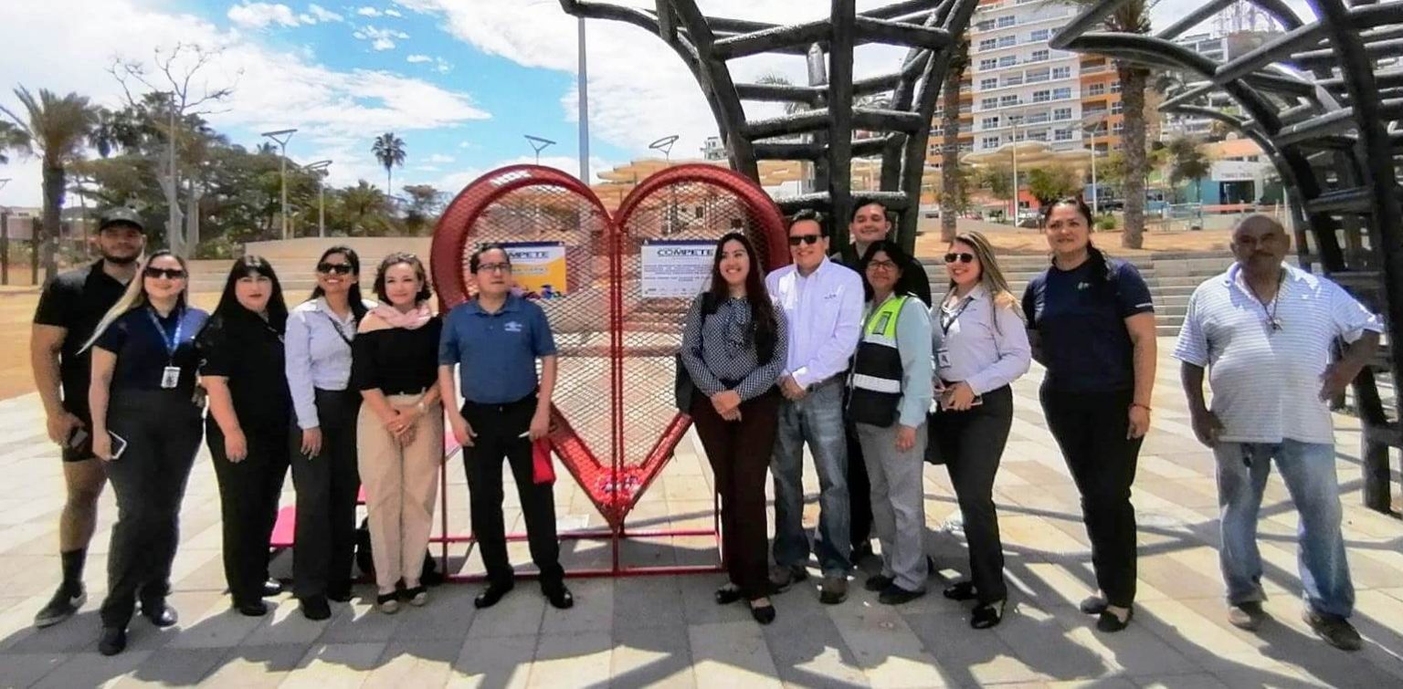 En Parque Ciudades Hermanas de Mazatlán se Instala el Segundo Corazón-Contenedor para Recolectar tapitas Pet 2023 1