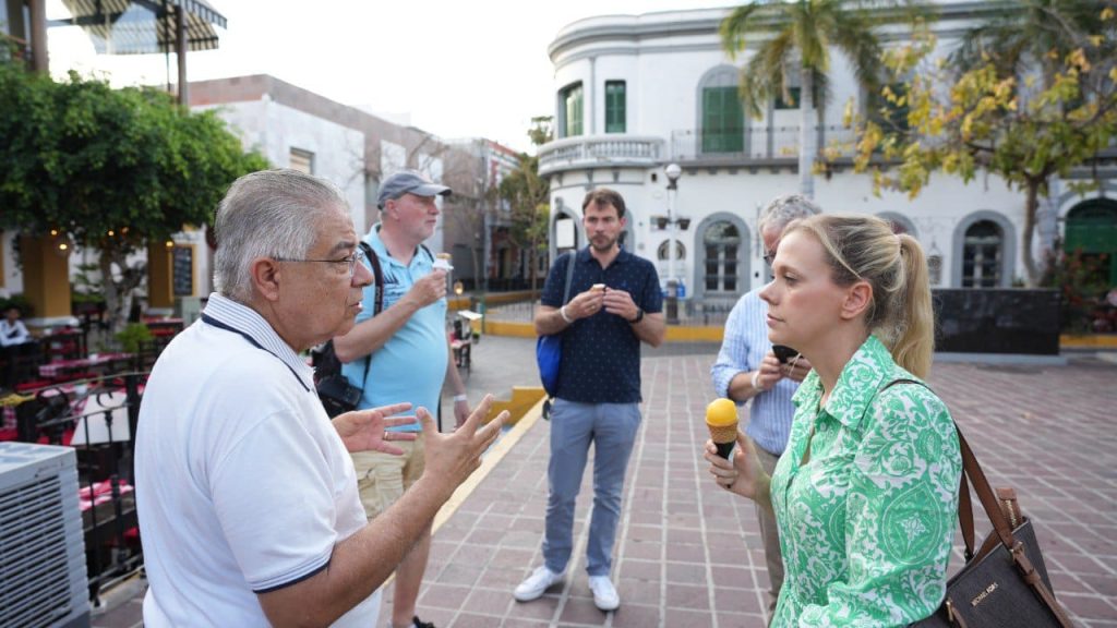 Comitiva de Hamm recorre el Centro Histórico de Mazatlán 2023