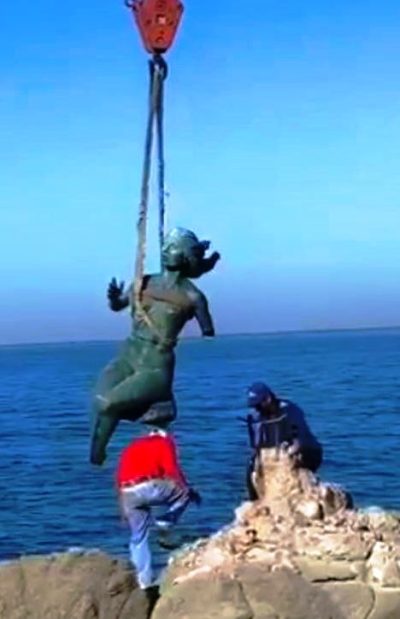 ”La diosa de los mares” es sometida a trabajos de mantenimiento y conservación 2023 2