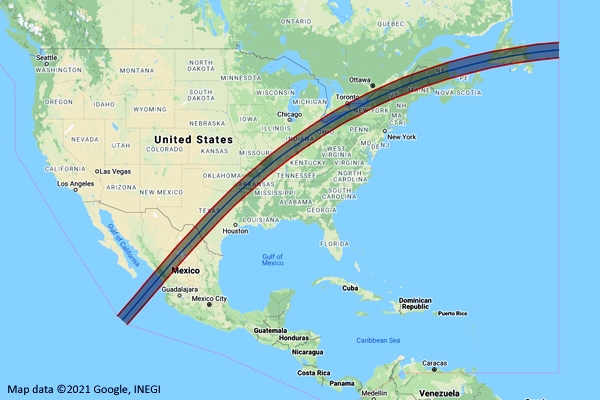 El Huajote una Gran Alternativa para Observar el Eclipse Total de Sol 2024 (6) Ruta