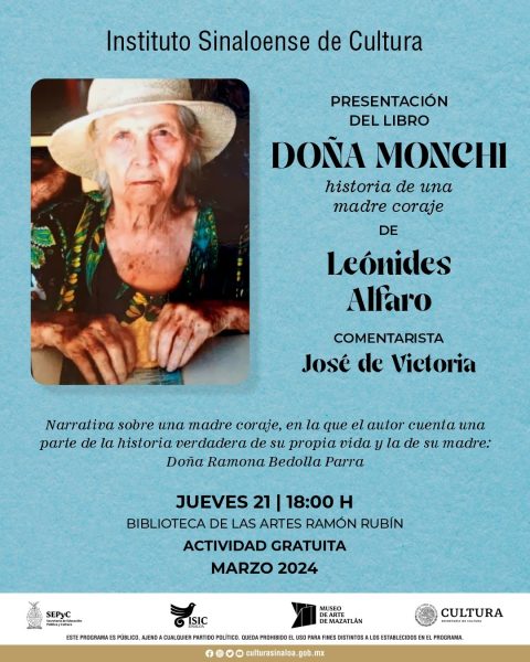 Anuncia Museo de Arte de Mazatlán sus actividades artísticas de marzo 2024 Doña Monchi