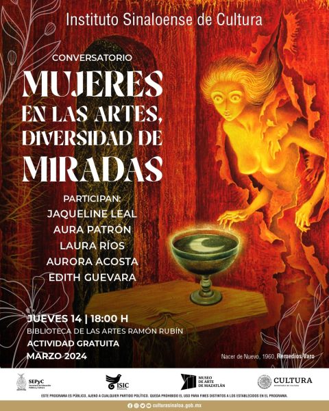Anuncia Museo de Arte de Mazatlán sus actividades artísticas de marzo 2024 Libro Mujeres