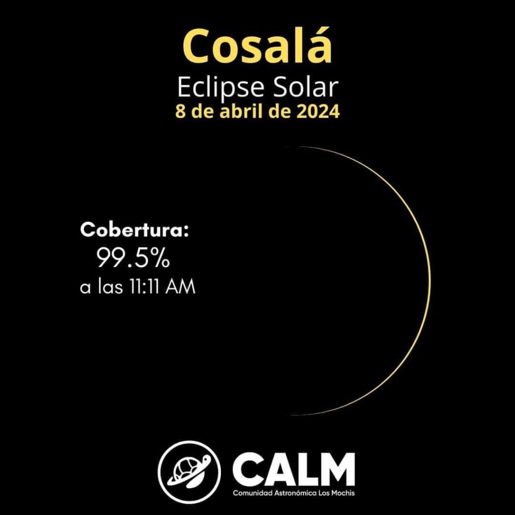 Cosalá Observación del Eclipse Total Solar 2024