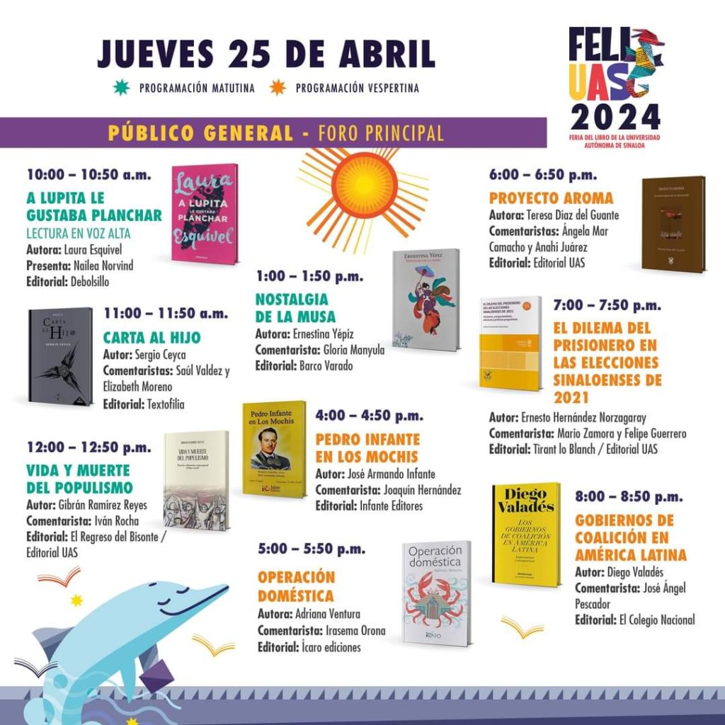 Anuncian Feria del Libro de la UAS, en su edición 2024 (10)