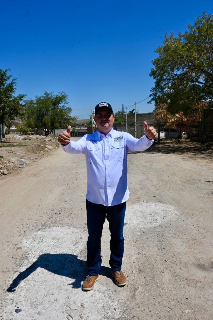 Memo Romero pavimentará 600 calles en Mazatlán durante su gobierno (2)