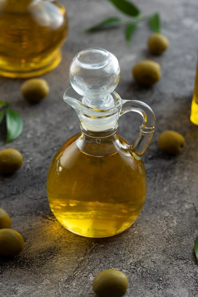 close-up-high-view-small-bottle-olive-oil