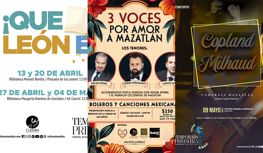 Cultura en mayo, Temporada Primavera, Voces por amor a Mazatlán, Camerata Mazatlán.