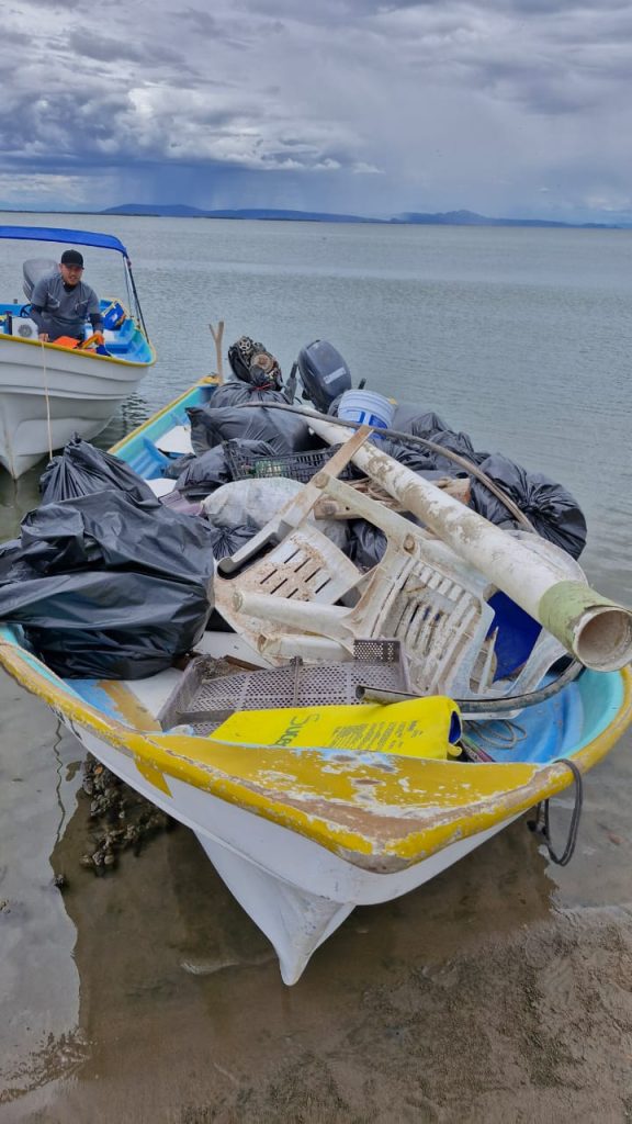 SUCEDE y voluntarios retiran media tonelada de basura de la isla Altamura en la Bahía Santa María (9)
