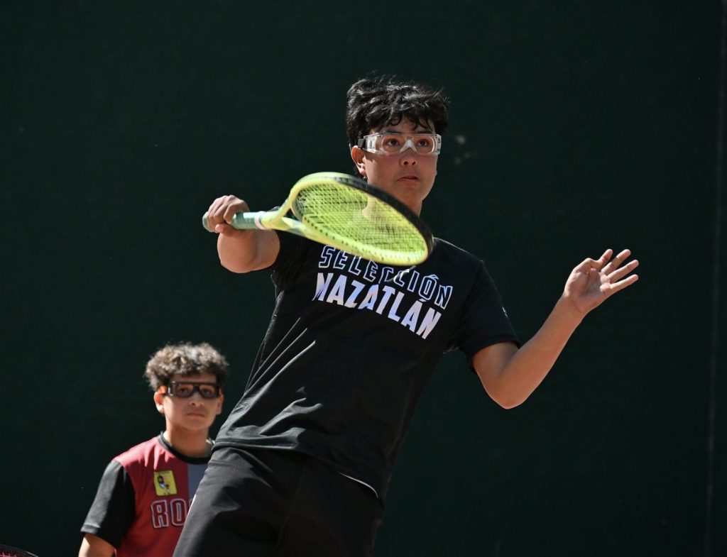 Mazatlecos, Óscar Díaz y Maximiliano Guerra, logran el triplete en frontón, en la etapa estatal de Juegos Conad (19)