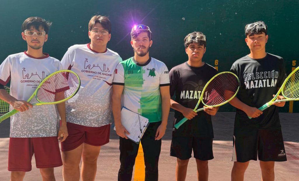 Mazatlecos, Óscar Díaz y Maximiliano Guerra, logran el triplete en frontón, en la etapa estatal de Juegos Conad (3)