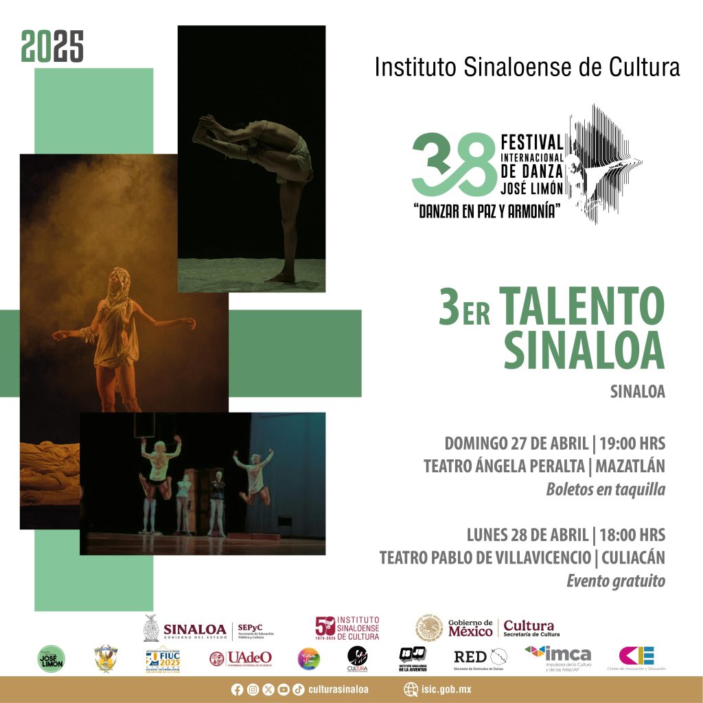 Este domingo 27 inicia el 38º Festival Internacional de Danza José Limón (1)