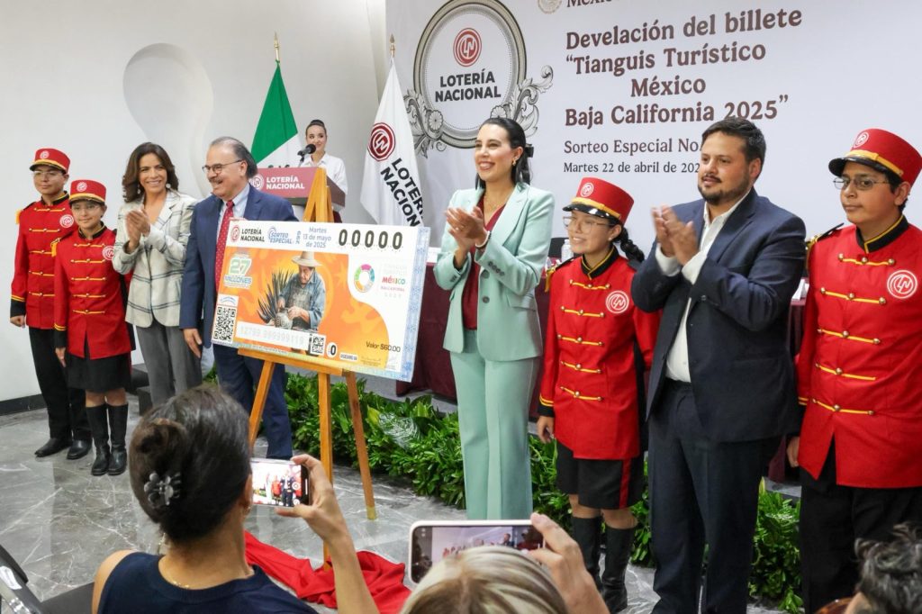 Sectur y Lotería Nacional develan billete conmemorativo del Tianguis Turístico 2025 1