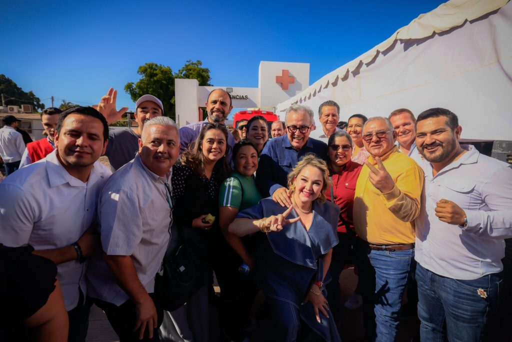 Gobernador Rocha Moya reapertura la base de la Cruz Roja en Villa de Ahome (13)