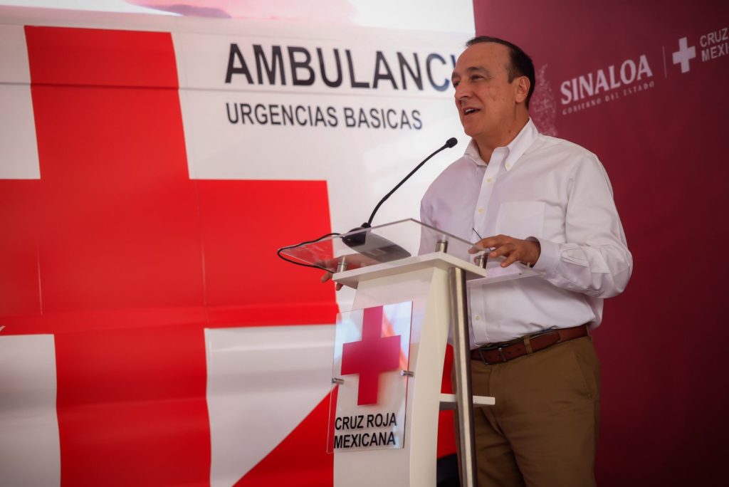 Gobernador Rocha Moya reapertura la base de la Cruz Roja en Villa de Ahome (21)