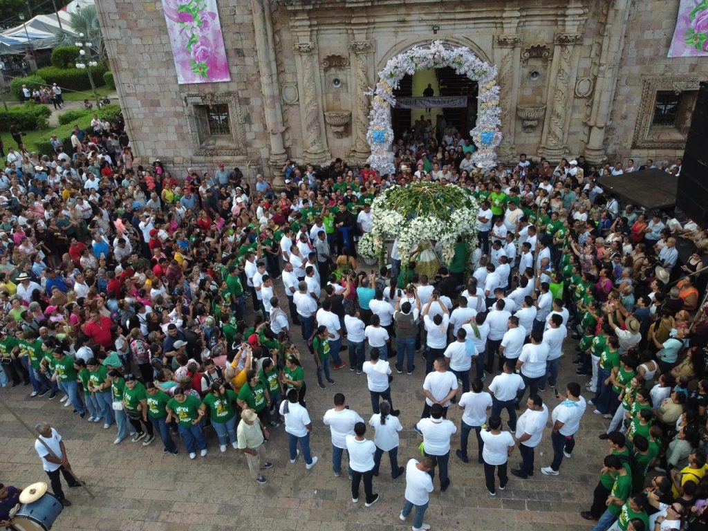 Confirma el Ayuntamient de Rosario la Participación de más de 40 mil fieles en la Pregrinación de la Virgen del Rosario 2025