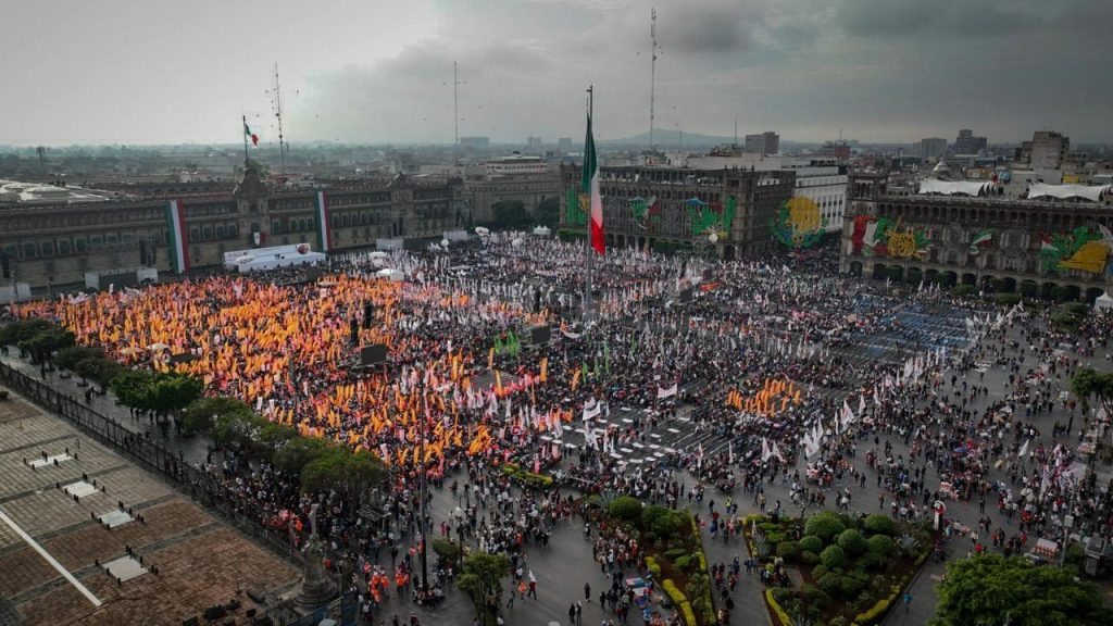 Sinaloa Acompaña a Claudia Sheinbaum Pardo en su Informe del Zócalo Tranformación Avanza 2025 1
