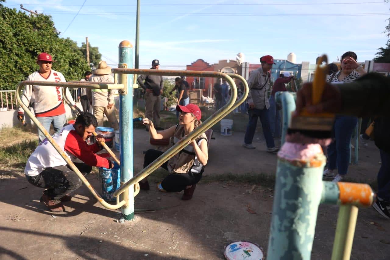 Pone en marcha Estrella Palacios treceava jornada de limpieza simultánea en cuatro zonas de Mazatlán 2025 7