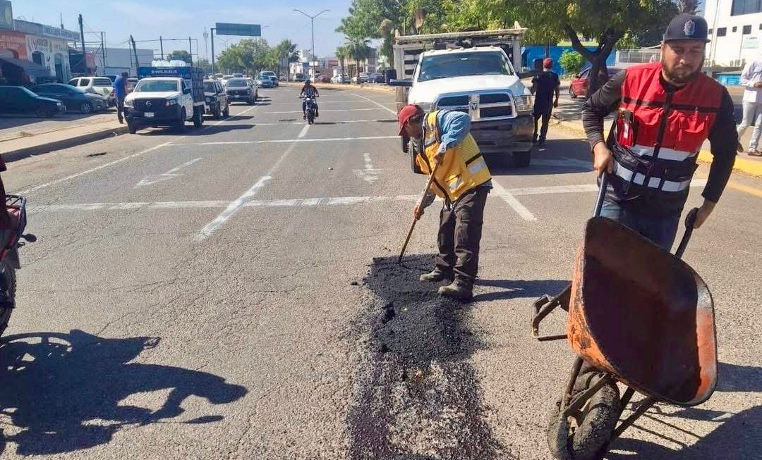 Avanza el Programa de Bacheo Permanente en Mazatlán Estrella Palacios Domínguez 2