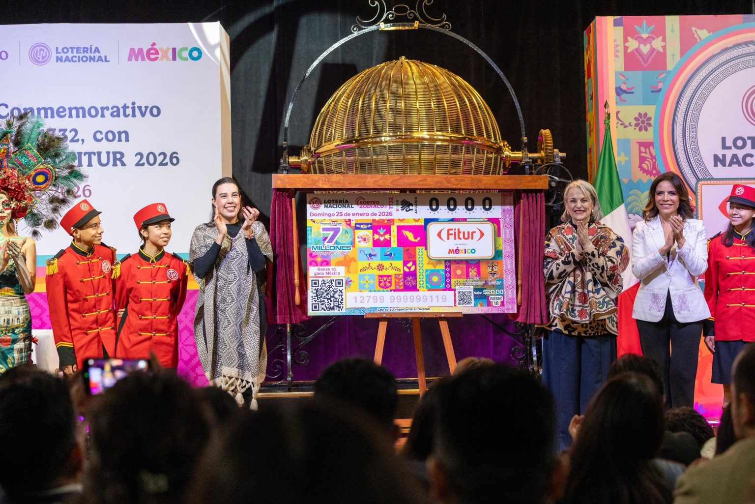 Billete de Lotería celebra la participación de México como País Invitado en la Feria Internacional de Turismo (FITUR) Billete de Lotería celebra la participación de México como País Invitado en la Feria Internacional de Turismo (FITUR) 4