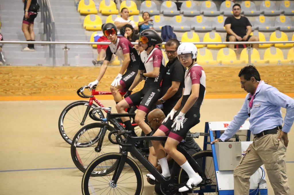 Destaca Mateo García y Hanna Enciso en las pruebas de pista en el Clasificatorio Nacional de Ciclismo (4)
