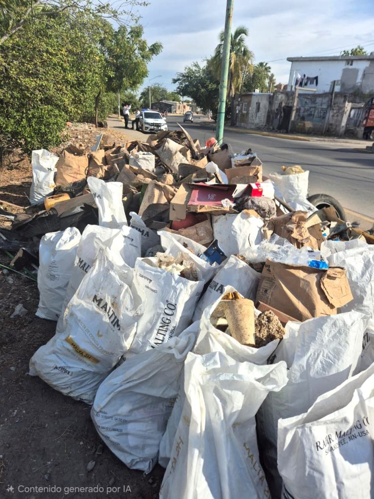 ”Mazatlán te quiero limpio” llega al Infiernillo, la Jaramillo y Toledo Corro, donde se recolectan 1 mil 760 costales de basura 2026 1