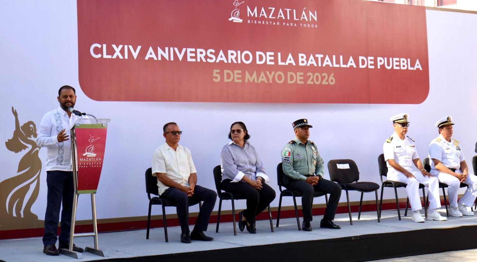 Conmemora Gobierno de Mazatlán el 164 aniversario de la Batalla de Puebla 2026