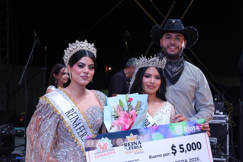 Coronan a Daylín López como Reina de la Feria Regional Ganadera Elota 2026 (1)
