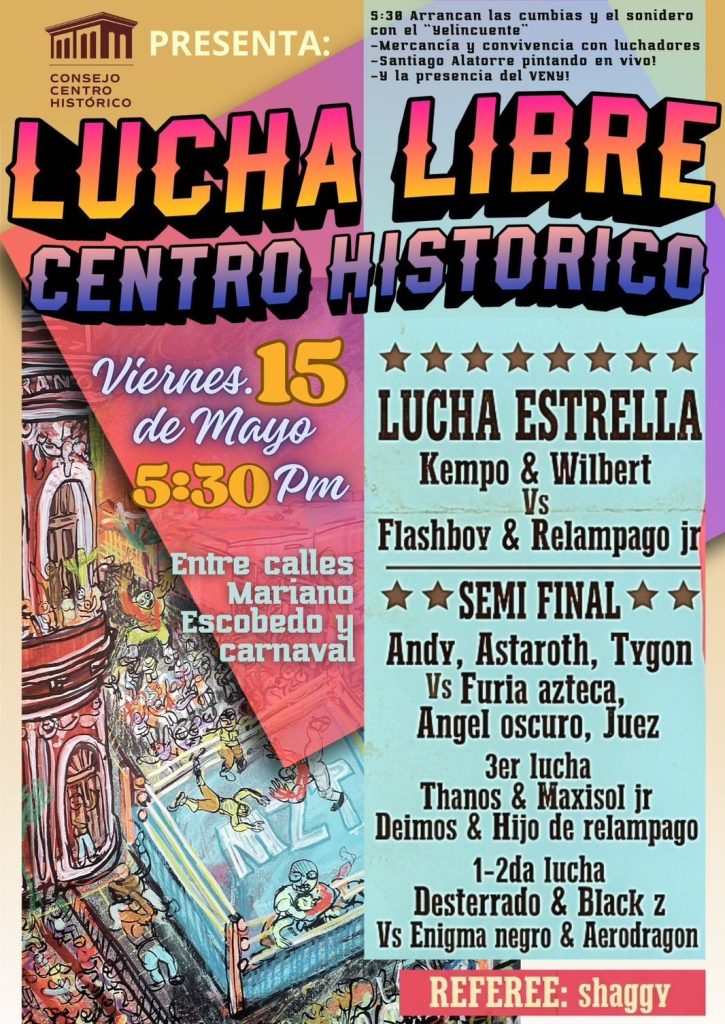 El Consejo Rector del Centro Histórico de Mazatlán Anuncia Evento de Lucha Libre Gratuito y Actividades Culturales 2026 aa