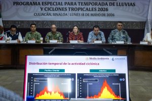 Estamos preparados para enfrentar la temporada de ciclonesa Gobernadora de Sinaloa Yeraldine Bonilla 2026